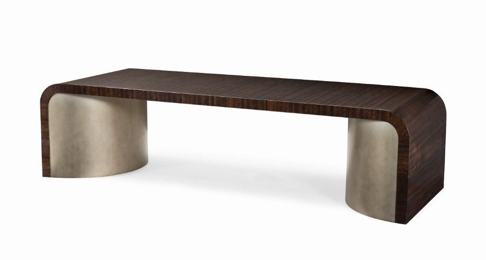 Caracole – Modern Streamline Cocktail Table With Pedestal Within 2019 Modern Cocktail Tables (View 15 of 20)