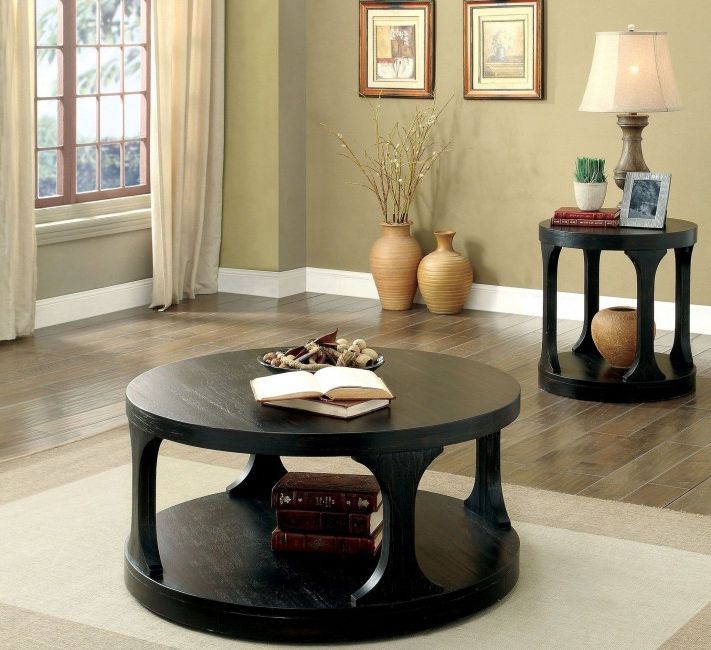 Carrie Antique Black Coffee Table – 1stopbedrooms (View 10 of 20)