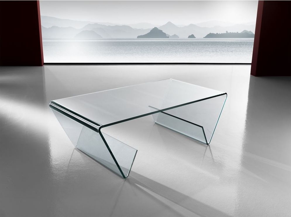 Clear Coffee Tables Intended For Well Known Readers Curved Clear Glass Coffee Table (View 19 of 20)
