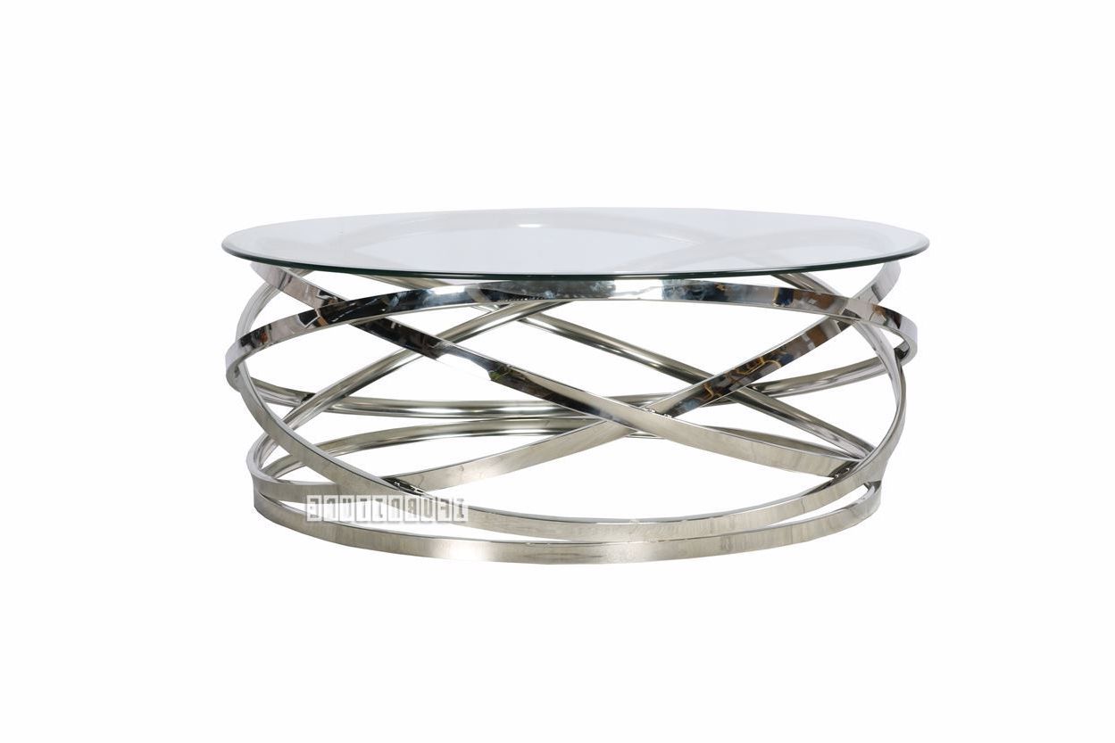 Clear Coffee Tables Throughout Well Liked Kona Round Coffee Table *clear Glass (View 16 of 20)