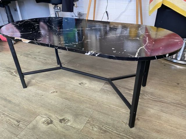 Coffee Inside Black Metal And Marble Coffee Tables (View 11 of 20)