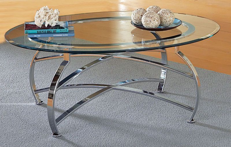 Coffee Table Pertaining To Most Current Glass And Chrome Cocktail Tables (View 8 of 20)