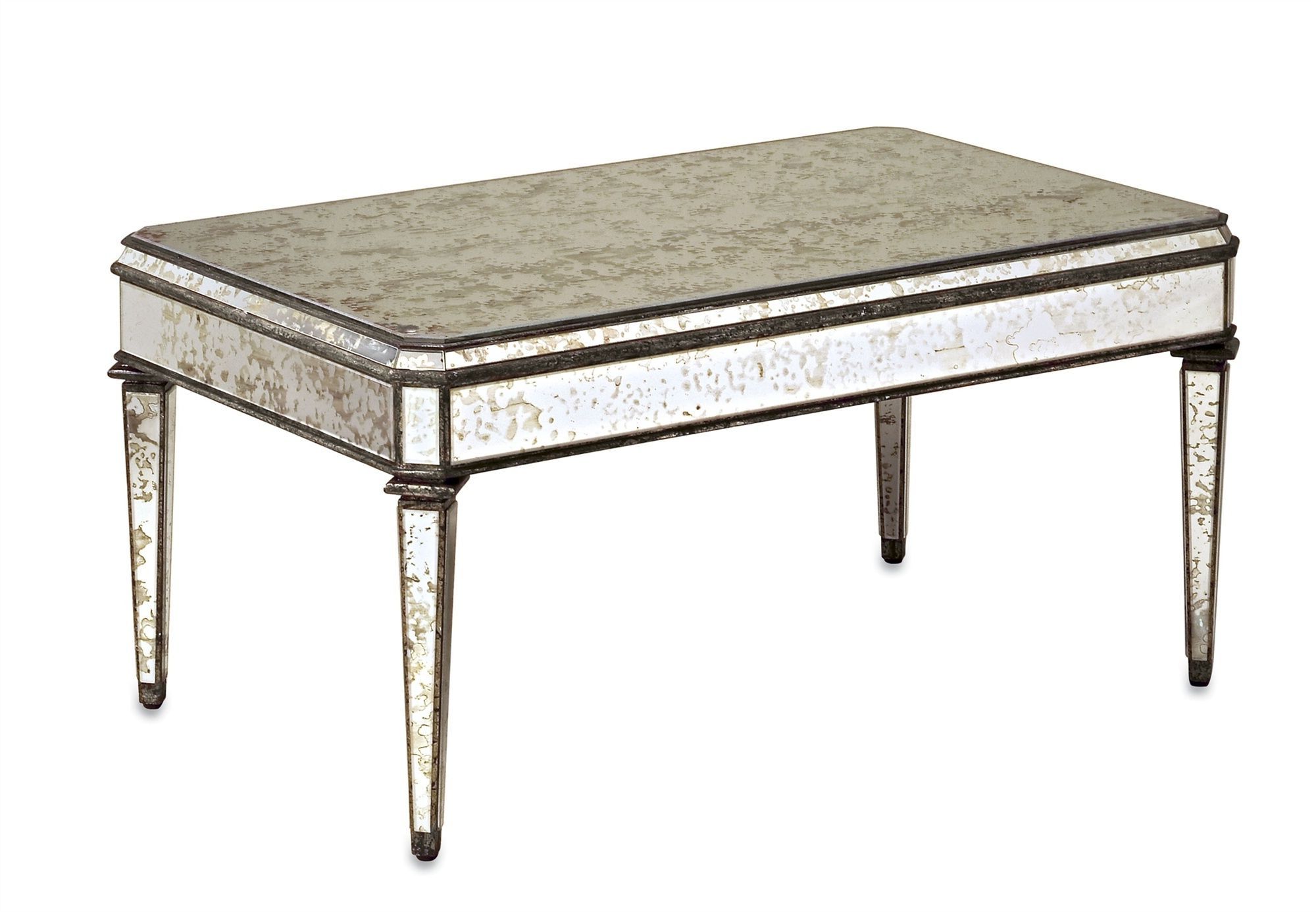 Coffee With Antiqued Gold Rectangular Coffee Tables (View 11 of 20)