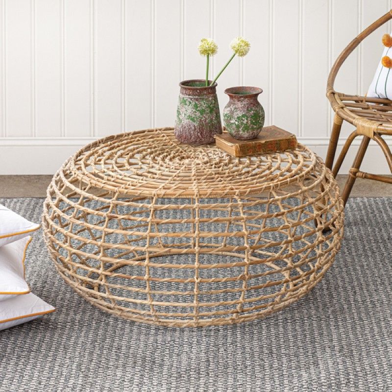 Country Vintage Home For Wicker Coffee Tables (View 15 of 20)