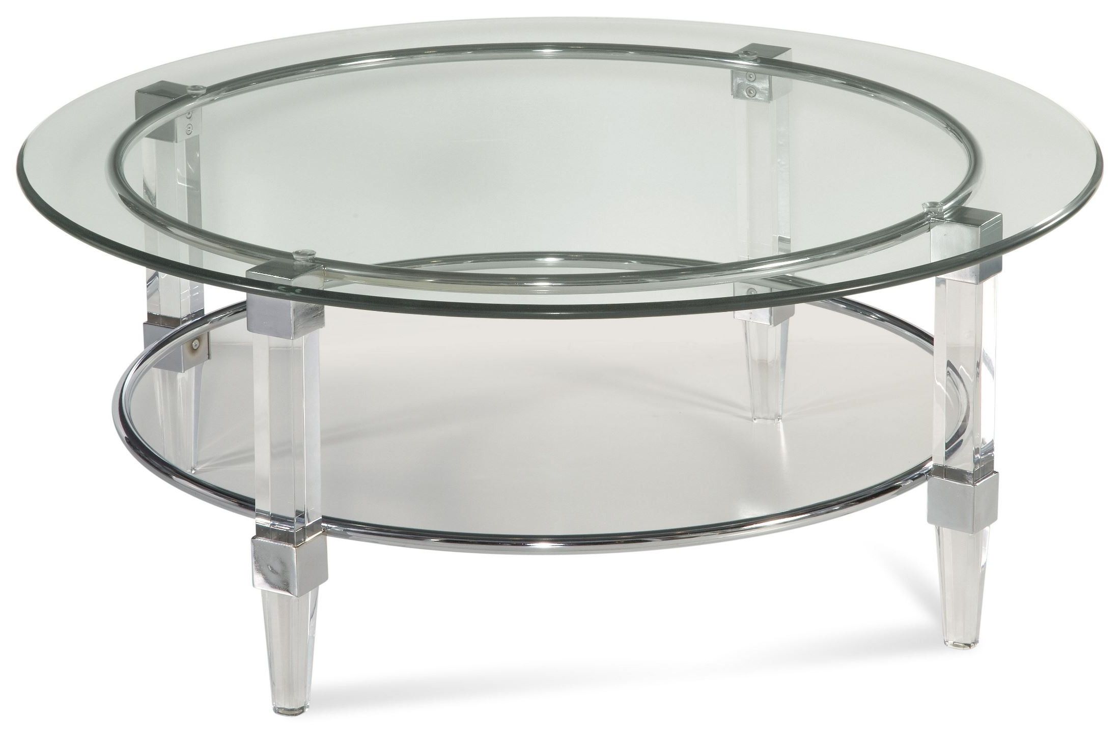 Cristal Acrylic And Chrome Cocktail Table, 2929 120ec Throughout Most Up To Date Glass And Chrome Cocktail Tables (View 9 of 20)