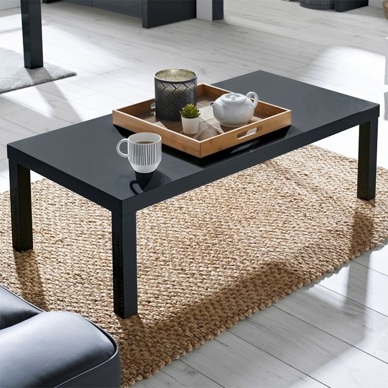 Current Puro Grey High Gloss Coffee Table – Home Store Living Throughout Gray And Black Coffee Tables (View 1 of 20)