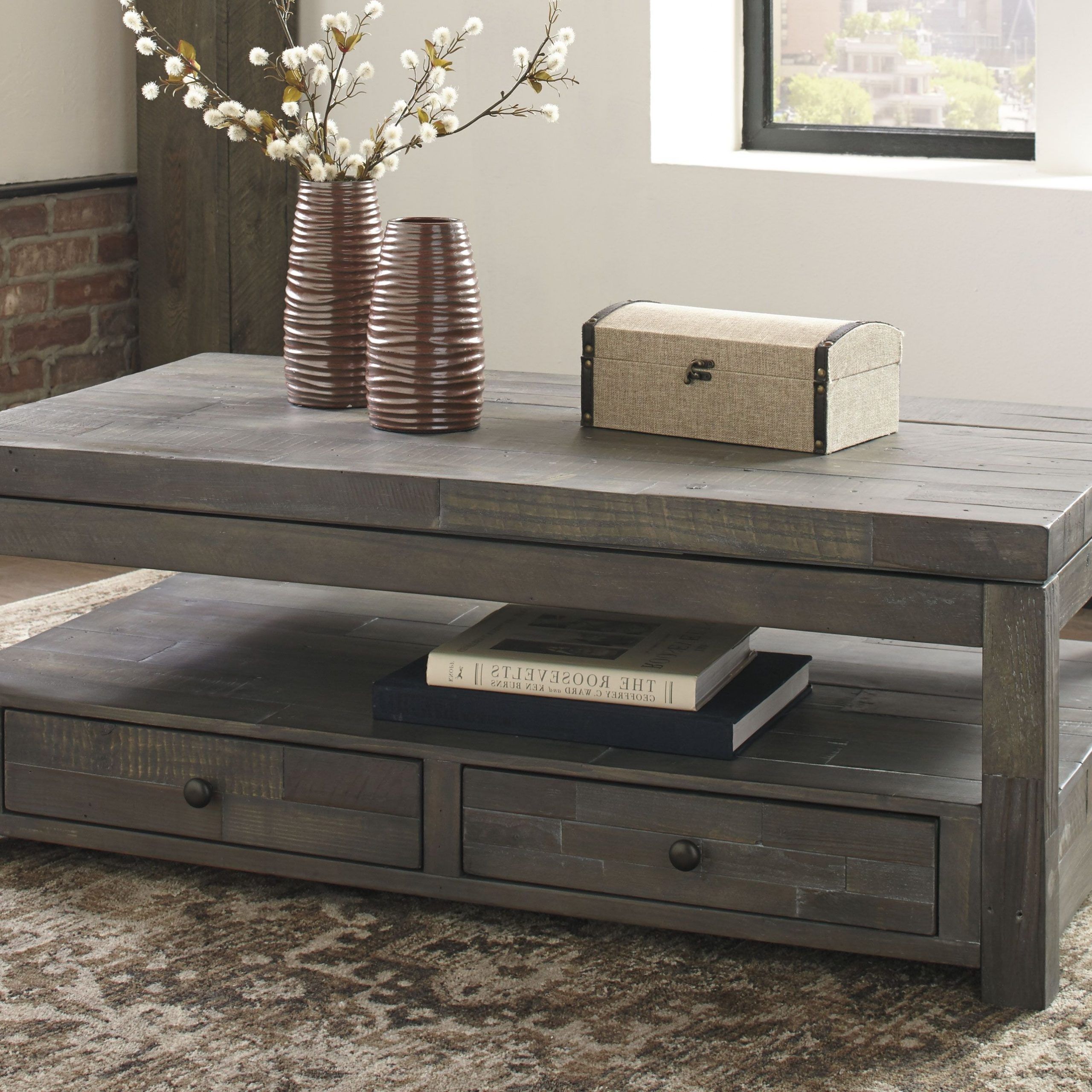 Daybrook Coffee Table With Lift Top, Gray (View 20 of 20)