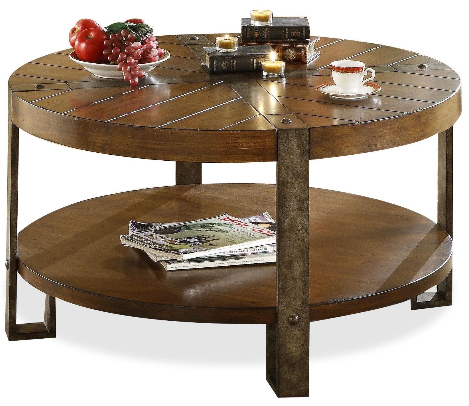 Espresso Wood Storage Coffee Tables With Regard To Preferred Awesome Round Coffee Tables With Storage – Homesfeed (View 13 of 20)