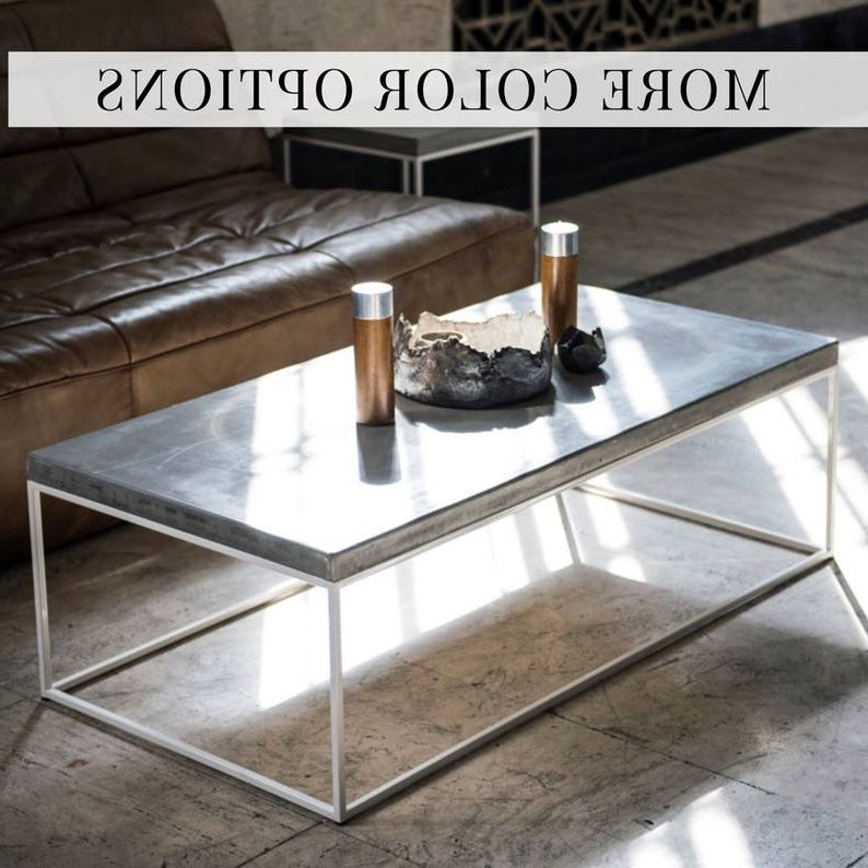 Etsy Pertaining To Newest Modern Concrete Coffee Tables (View 7 of 20)