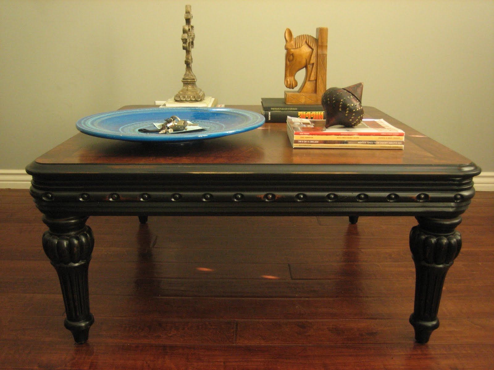 European Paint Finishes: ~ Rustic Black Coffee Table For Latest Black And Oak Brown Coffee Tables (View 20 of 20)