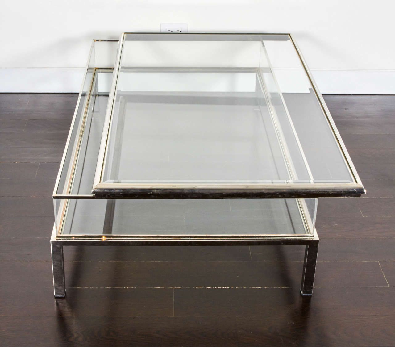 Famous Lucite, Glass And Stainless Steel Cocktail Table In The For Stainless Steel Cocktail Tables (View 13 of 20)