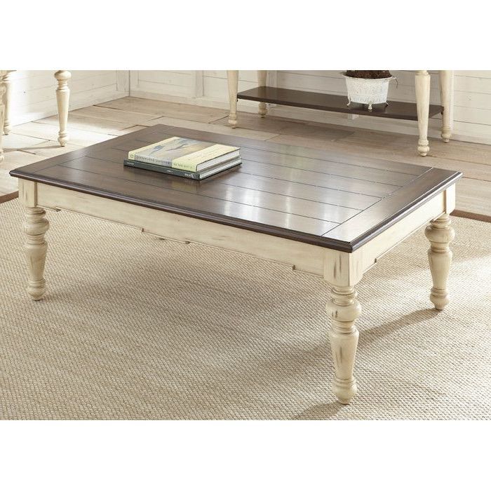Famous Warm Pecan Coffee Tables Pertaining To The Anita Coffee Table Features French Cottage Styling In (View 3 of 20)