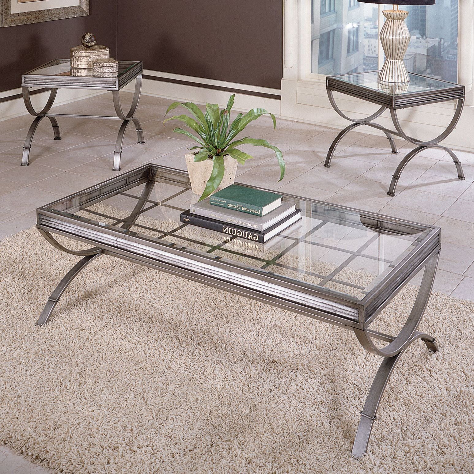Fashionable Steve Silver Furniture Emerson 3 Piece Coffee Table Set Regarding 3 Piece Coffee Tables (View 9 of 20)