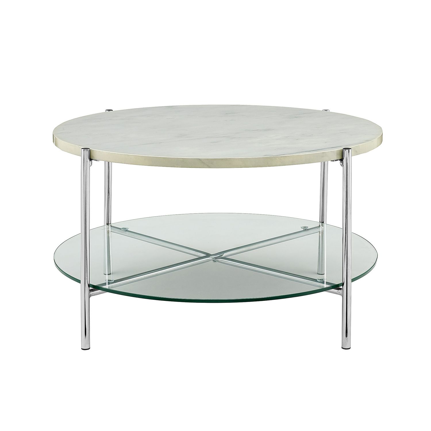 Faux Marble Coffee Tables In Favorite Faux Marble Round Coffee Table – Pier (View 18 of 20)
