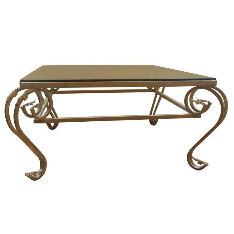 Favorite Antique Gold And Glass Coffee Tables Within Antique Gold Leaf Coffee Table (View 7 of 20)