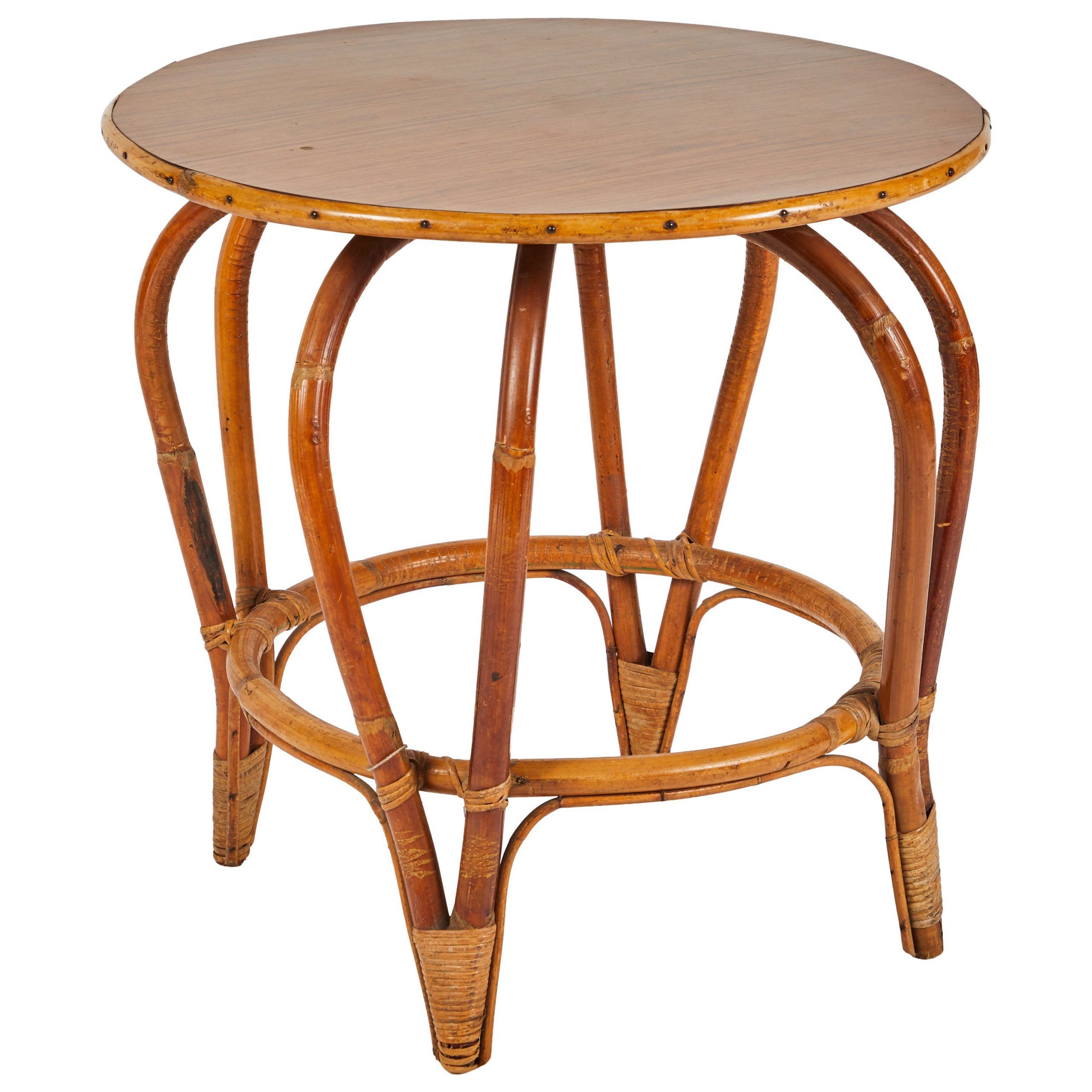 Favorite Vintage Round Rattan Drum Shape Coffee Or End Table With With Regard To Light Natural Drum Coffee Tables (View 16 of 20)