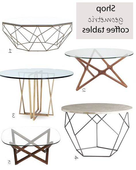 Geometric White Coffee Tables For Well Liked Geometric Coffee Tables (View 6 of 20)