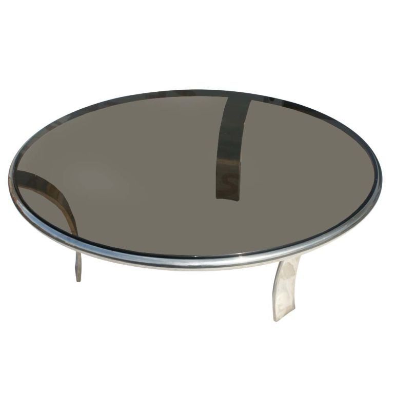Glass And Stainless Steel Cocktail Tables In Best And Newest Gardner Leaver For Steelcase Stainless And Glass Coffee (View 5 of 20)
