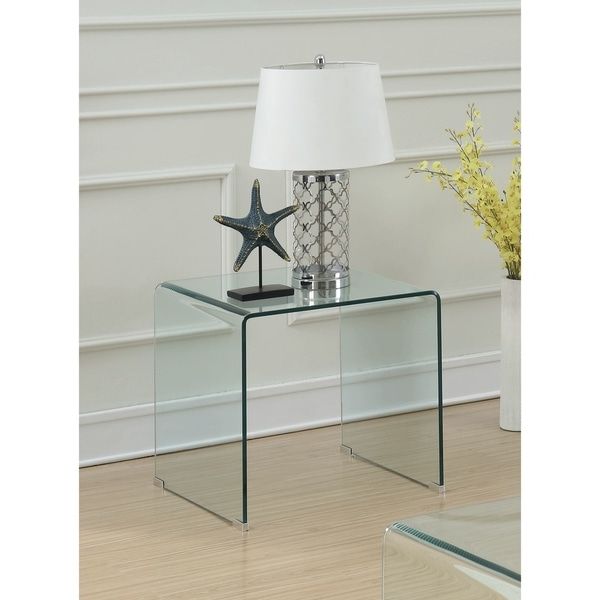 Gold And Clear Acrylic Side Tables With Regard To Favorite Shop Contemporary Clear Acrylic End Table – 22" X 22" X  (View 13 of 20)