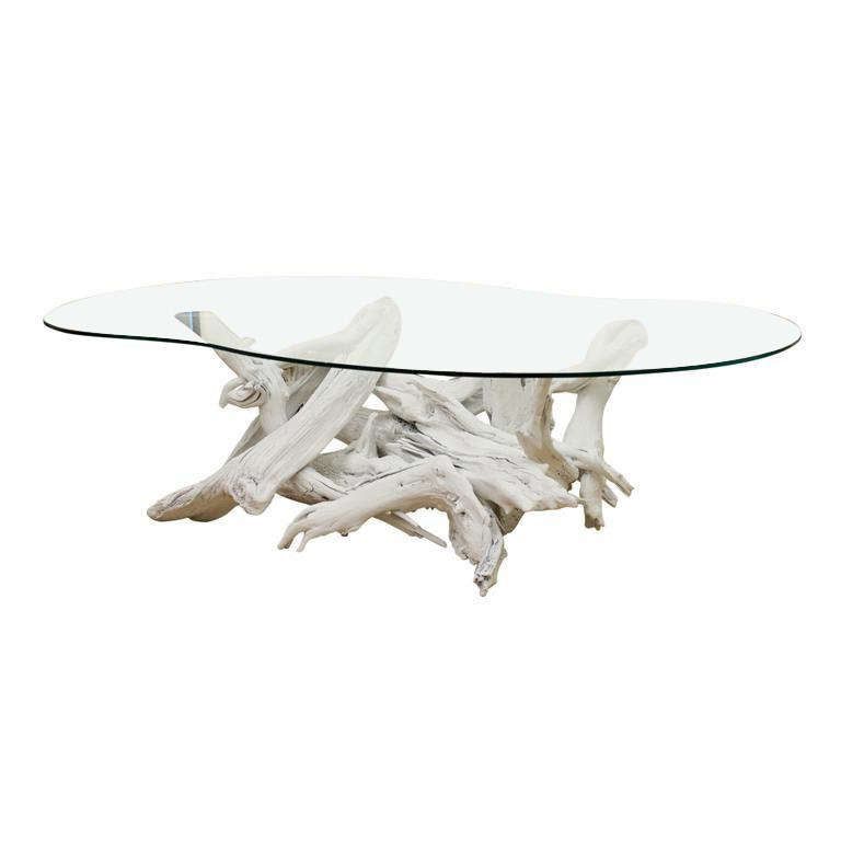 Gray Driftwood And Metal Coffee Tables Regarding Most Recently Released White Driftwood Coffee Table At 1stdibs (View 11 of 20)