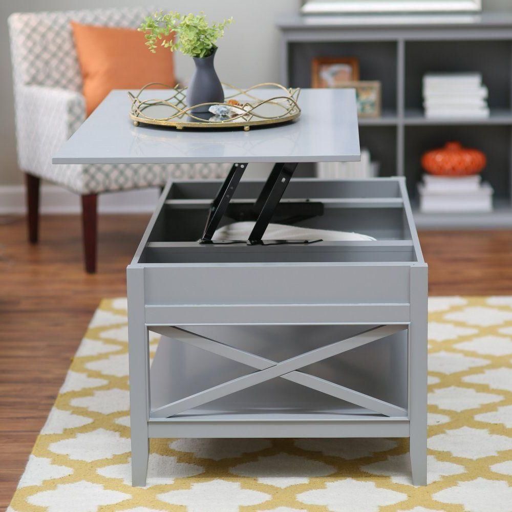 Gray Driftwood Storage Coffee Tables With Popular Belham Living Hampton Coffee Table Collection Lift Top (View 10 of 20)