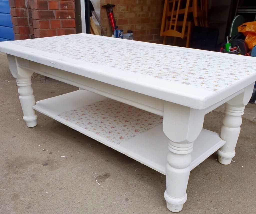 Gumtree In Square Weathered White Wood Coffee Tables (View 5 of 20)