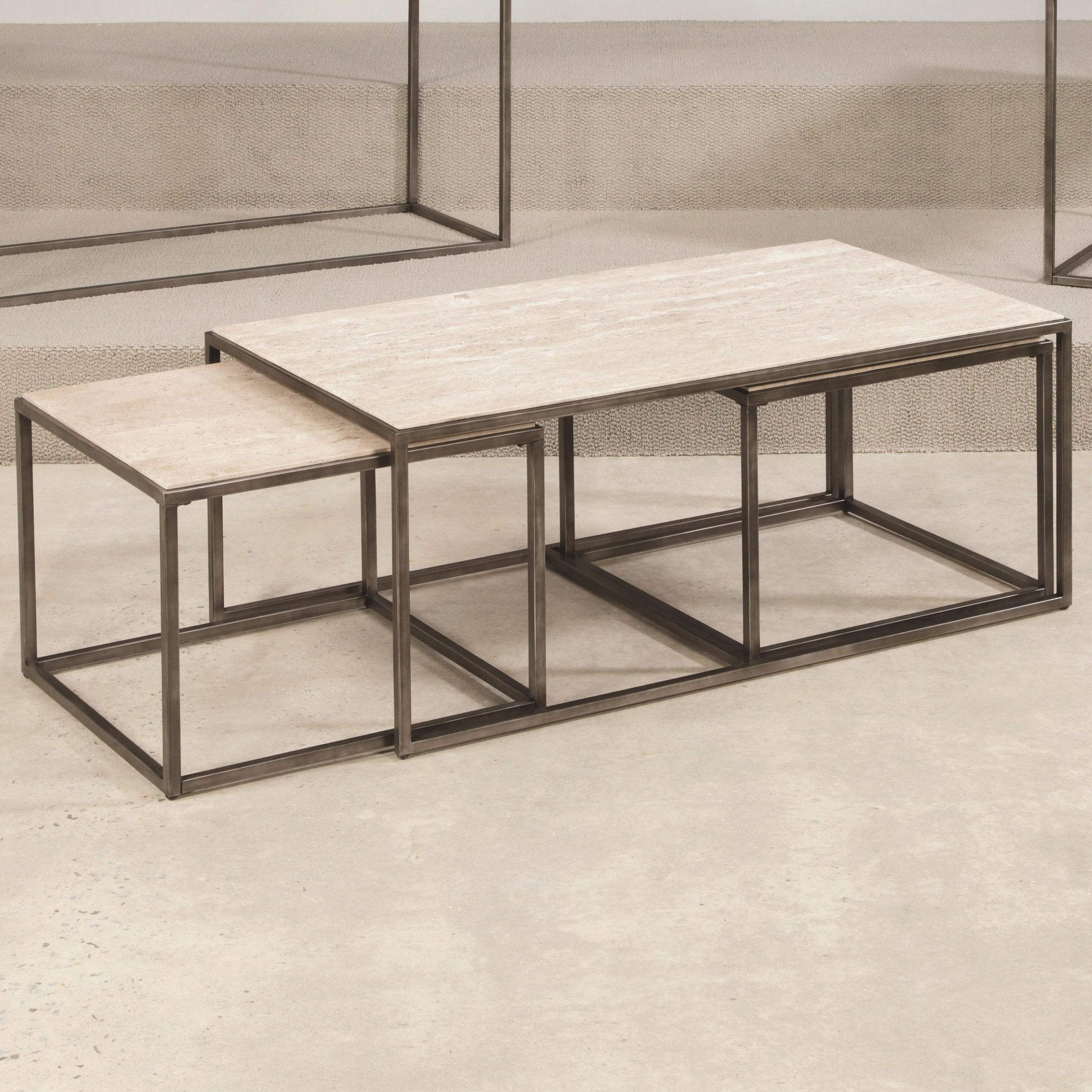 Hammary Modern Basics Rectangular Cocktail Table With For Widely Used Nesting Cocktail Tables (View 13 of 20)