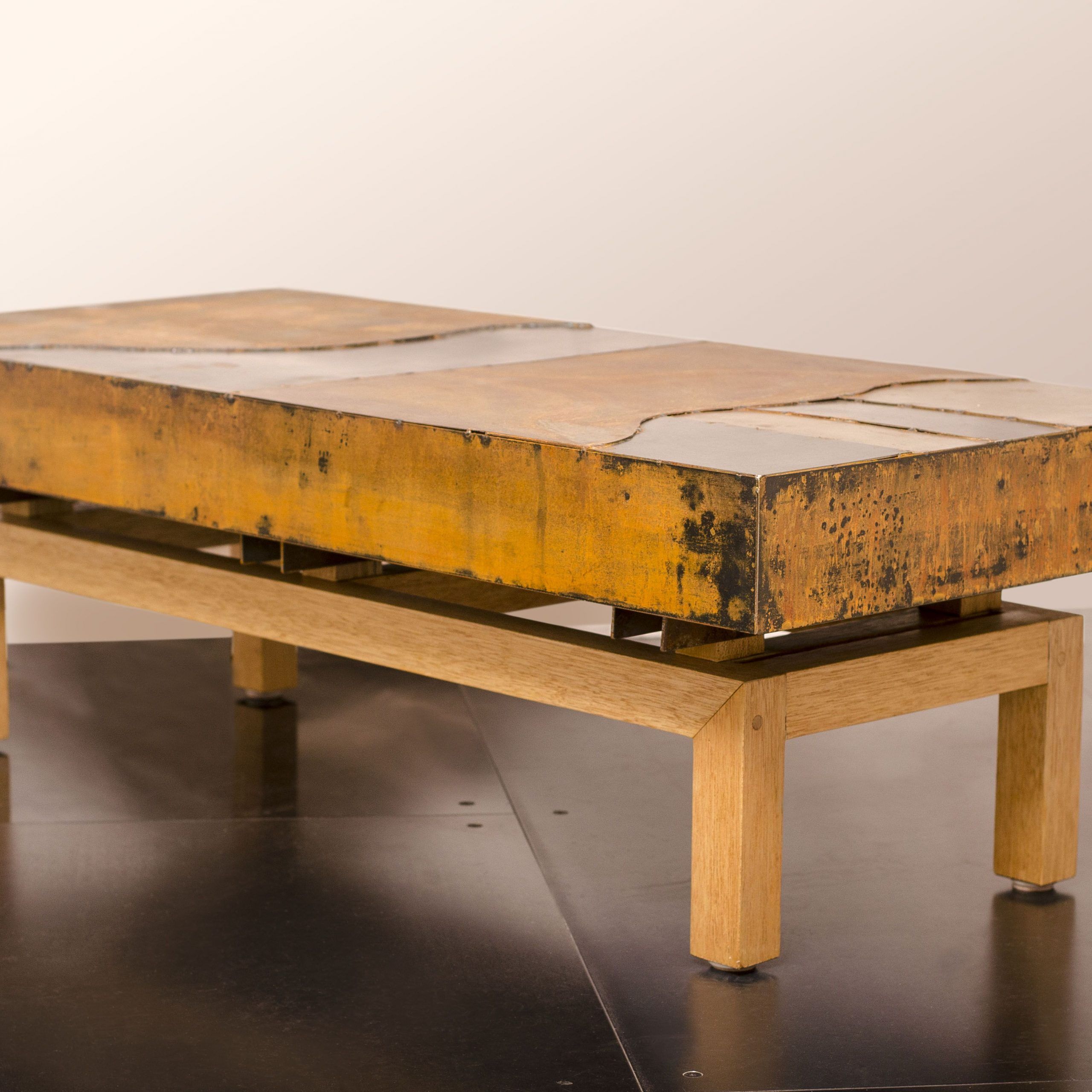 Hand Crafted Industrial Steel Coffee Table (View 12 of 20)