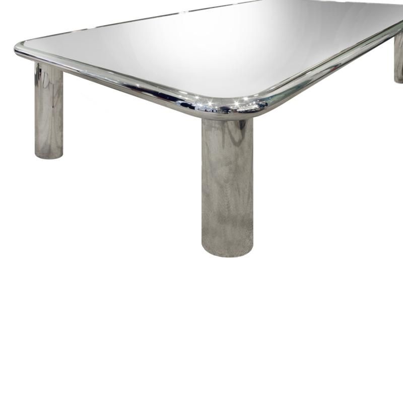 John Mascheroni – John Mascheroni Large Chrome Coffee With Regard To Most Recently Released Silver Mirror And Chrome Coffee Tables (View 13 of 20)