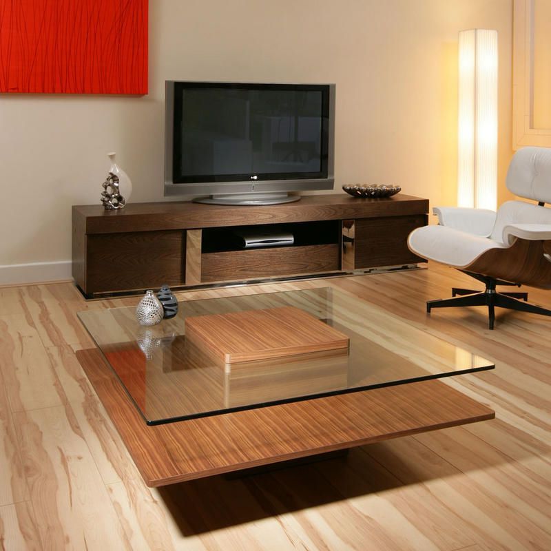 Large Modern Coffee Tables Intended For Most Up To Date Coffee Table Large Square Walnut Glass Modern Designer Ag (View 12 of 20)