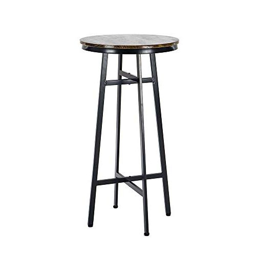Latest Natural And Caviar Black Cocktail Tables Pertaining To Round Tables,bar Height Pub Bistro Cocktail Pedestal Table (View 11 of 20)