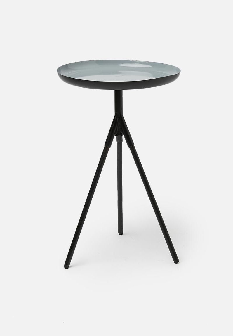 Matte Black Coffee Tables Intended For Latest Sam Tri Side Table – Matte Black/grey Sixth Floor Coffee (View 14 of 20)