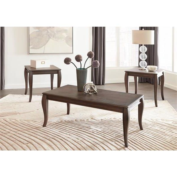 Metallic Gray Coffee End Table Set Inside Latest Gray And Black Coffee Tables (View 16 of 20)