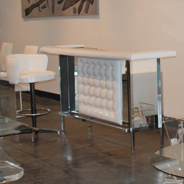Mid Century Modern Mirror Chrome Mini Cocktail Bar  Metro Within Most Recently Released Mirrored And Chrome Modern Cocktail Tables (View 19 of 20)