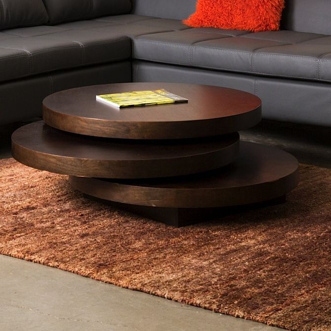 Modern Digs Furniture Intended For Favorite Pecan Brown Triangular Coffee Tables (View 18 of 20)