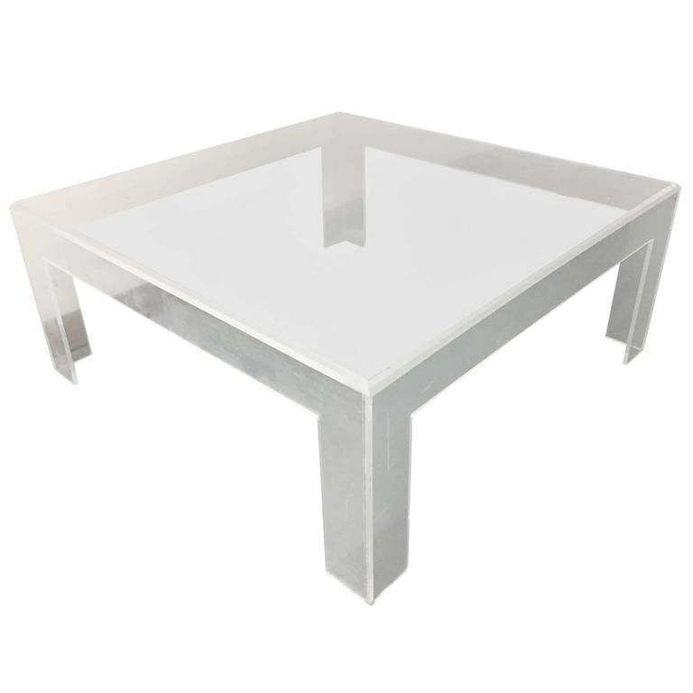 Modern Lucite Coffee Table (View 12 of 20)