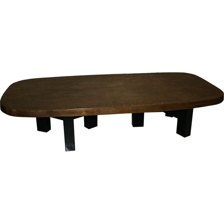 Most Current Bronze Coffee Tableado Chale At 1stdibs Regarding Bronze Metal Rectangular Coffee Tables (View 18 of 20)