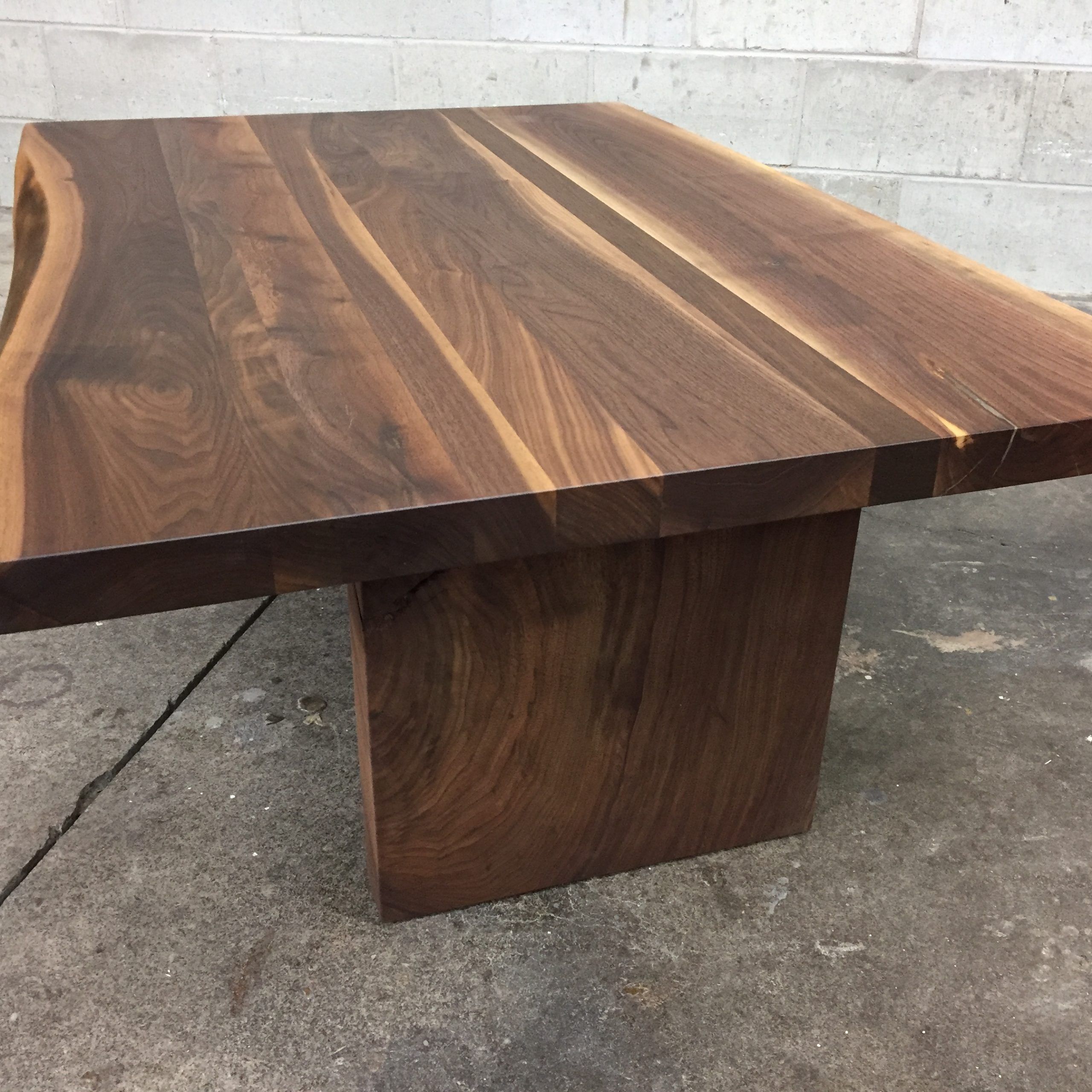 Most Current Laminated Live Edge Black Walnut Coffee Table – Solu Within Walnut Wood And Gold Metal Coffee Tables (View 5 of 20)