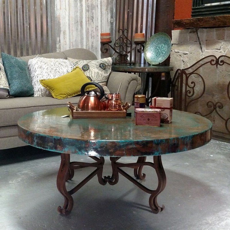 Most Current Round Iron Coffee Tables Inside Mexportssusana Molina Luxurious Wrought Iron Coffee (View 8 of 20)