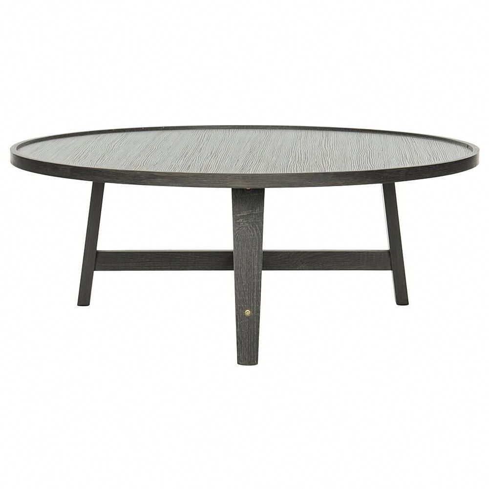 Most Popular Smoke Gray Wood Square Coffee Tables Regarding Safavieh Malone Coffee Table – Gray/grey (View 8 of 20)