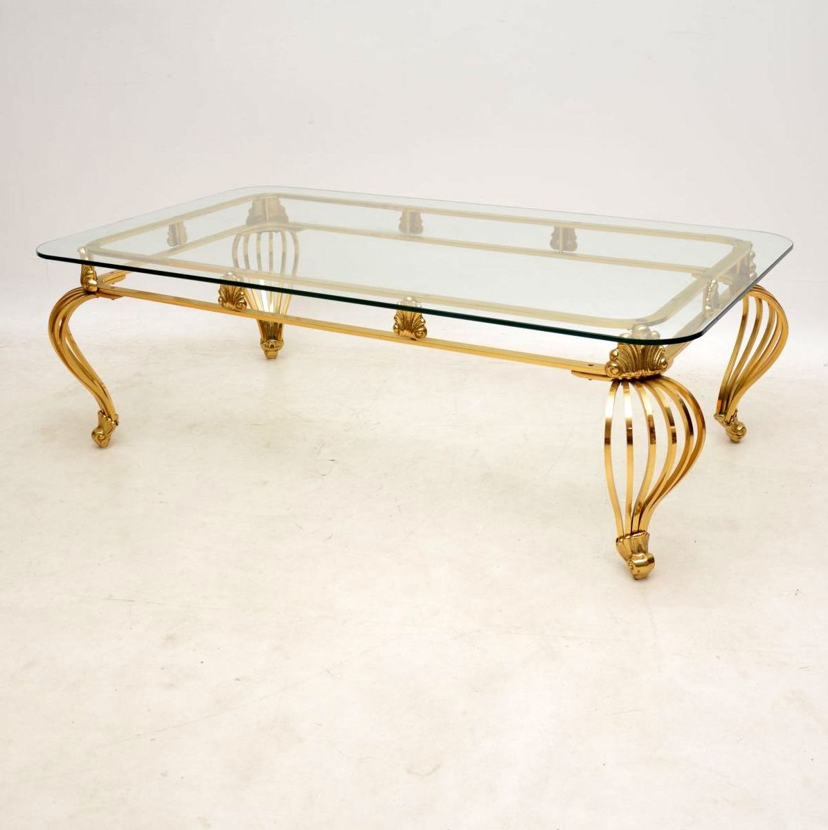 Most Popular Vintage Coal Coffee Tables For 1960's Vintage French Brass Coffee Table (View 10 of 20)