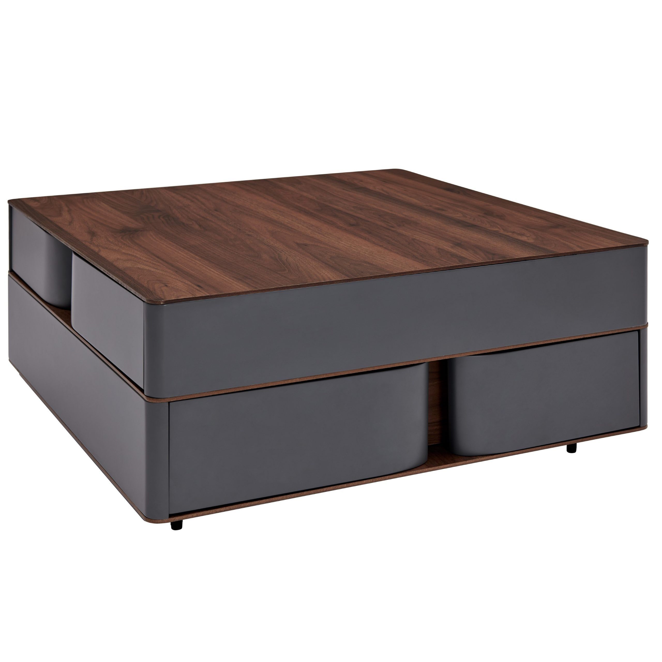 Most Recent Square Coffee Tables Pertaining To Marcus Square Storage Coffee Table – Walmart – Walmart (View 3 of 20)