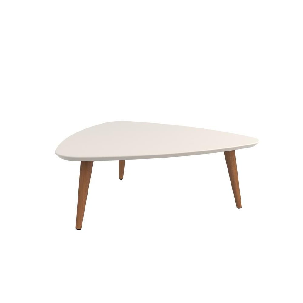 Most Recent White Triangular Coffee Tables Within Manhattan Comfort Utopia  (View 14 of 20)