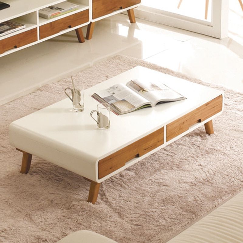 Most Recently Released White Grained Wood Hexagonal Coffee Tables In Show Homes White Paint Wood Coffee Table Nordic Creative (View 17 of 20)