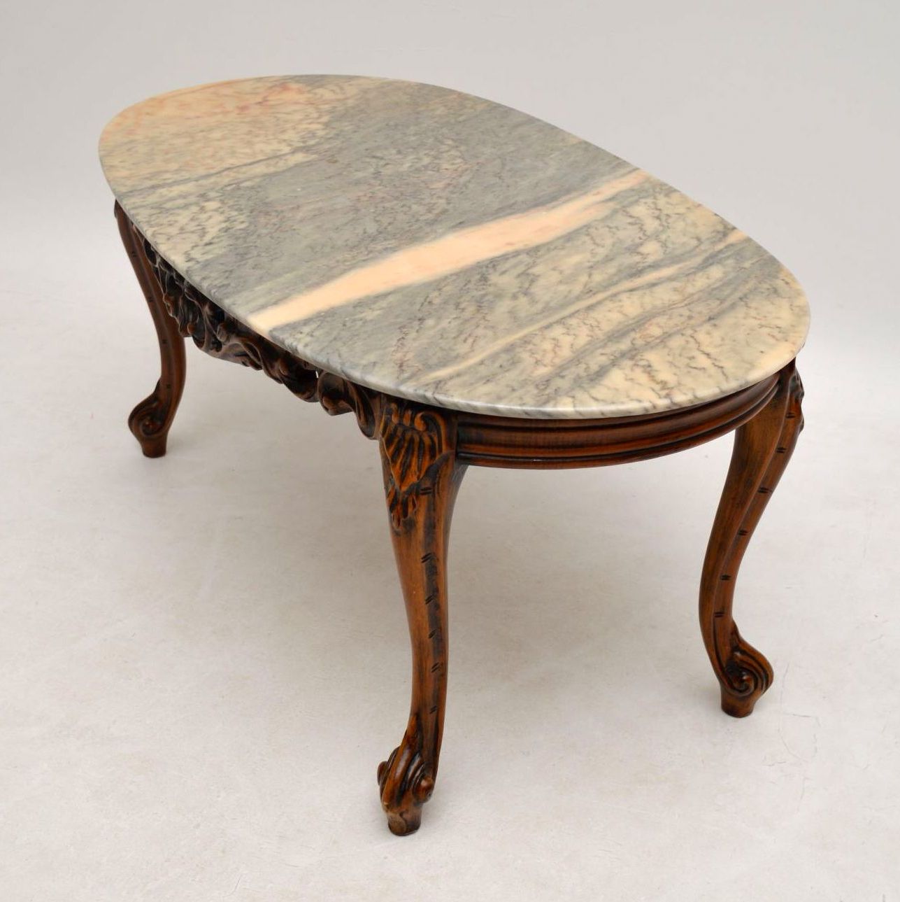 Most Up To Date Antique French Style Marble Top Coffee Table – Marylebone Within Marble Top Coffee Tables (View 2 of 20)