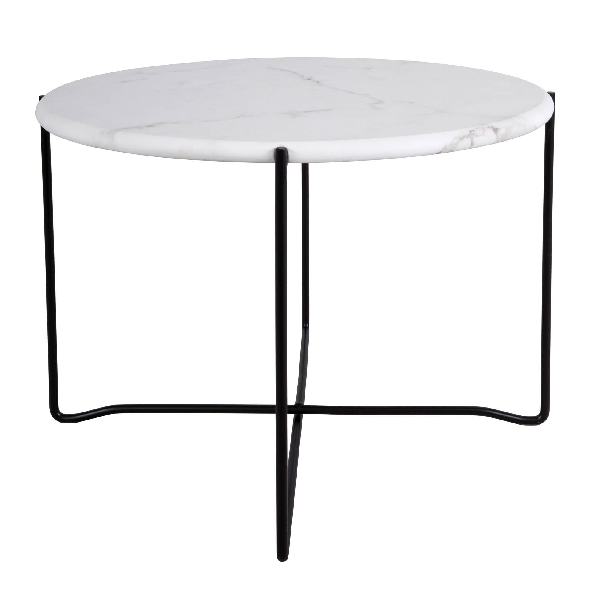 Most Up To Date Azzate Round Coffee Table White Marble Within White Stone Coffee Tables (View 5 of 20)