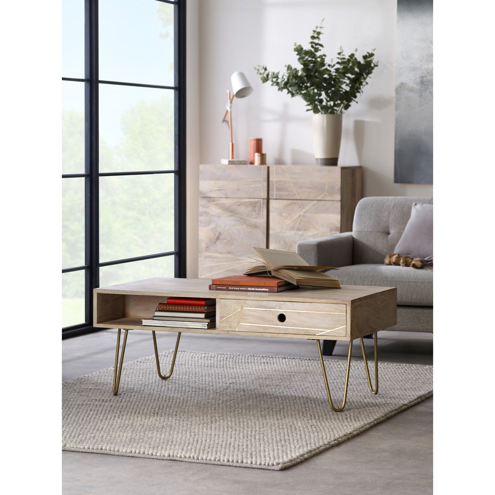 Most Up To Date Light Gold Rectangular Coffee Table With Drawer Regarding Antiqued Gold Rectangular Coffee Tables (View 8 of 20)