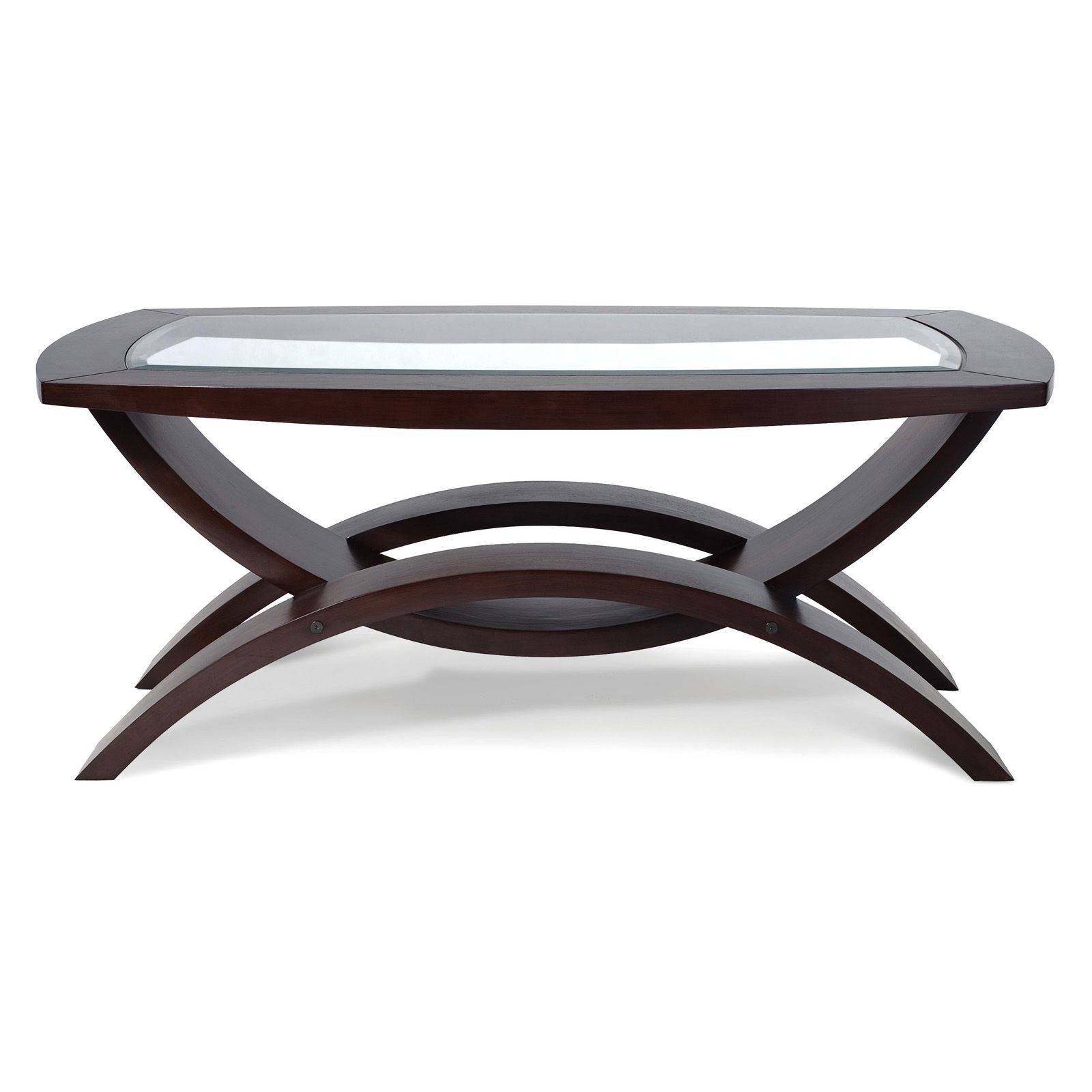 Most Up To Date Magnussen T1351 Helix Wood Rectangular Coffee Table Within Rectangular Glass Top Coffee Tables (View 15 of 20)