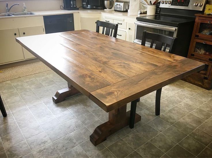 Most Up To Date Trestle Farm House Table (View 5 of 20)