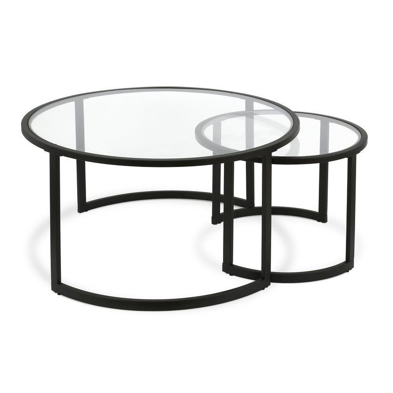 Nesting Coffee Tables With Regard To 2 Piece Modern Nesting Coffee Tables (View 20 of 20)
